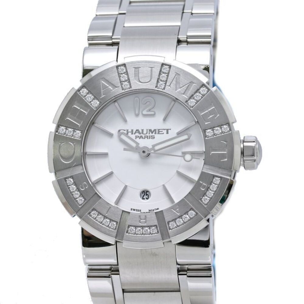 Chaumet Class One MM Diamond Bezel W1722I-35A 622C-38640 Boys' Watch Stainles...